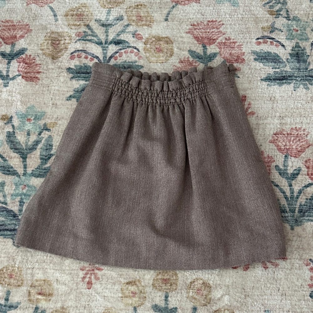 J. Crew Taupe Mini Skirt